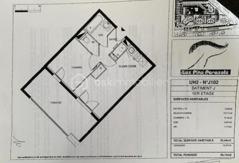 Appartement - 31 m² - 2 pièces