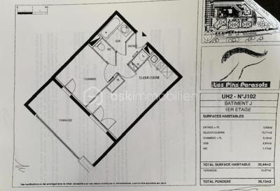 Appartement - 31 m² - 2 pièces