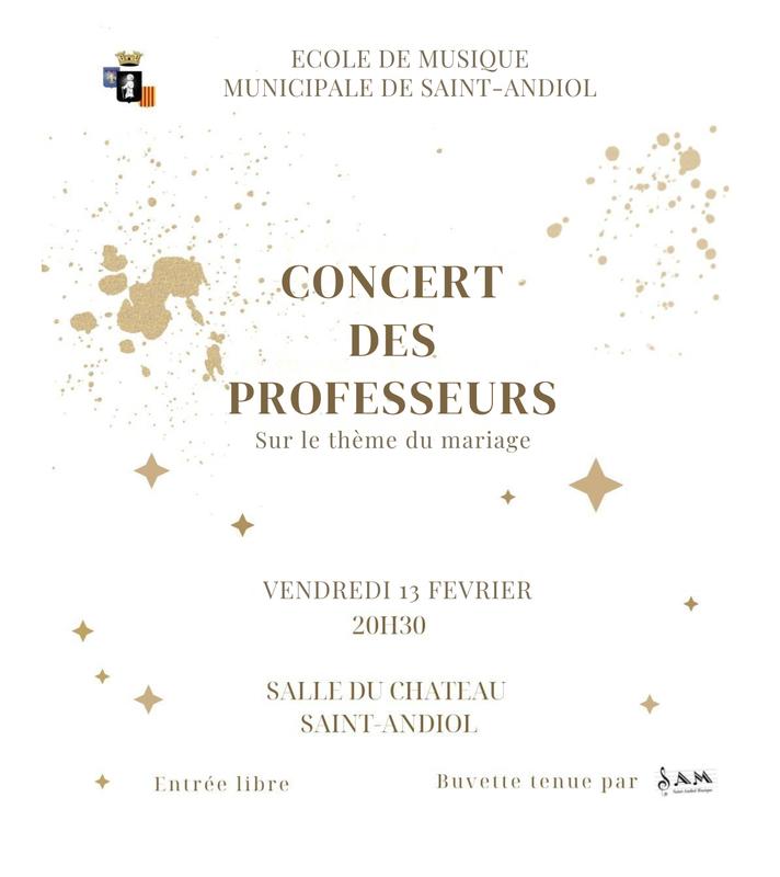 Concert des professeurs de l'école de musique