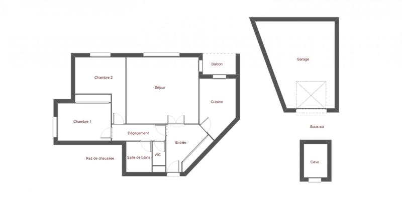 Appartement - 73 m² - 3 pièces