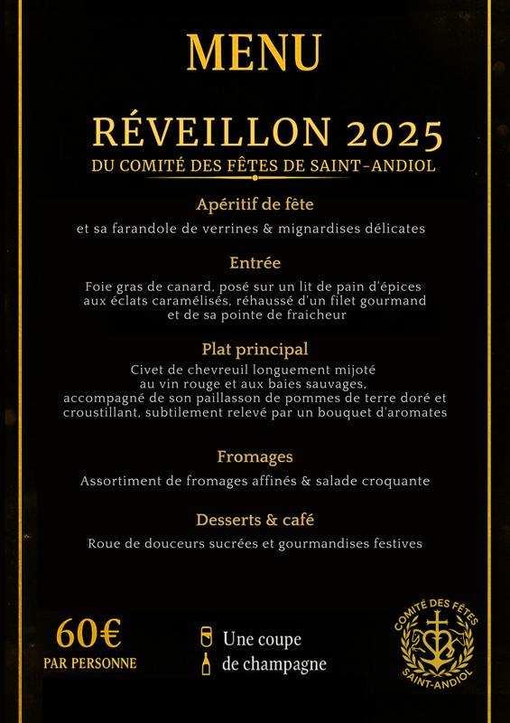 Réveillon du jour de l'an années 80