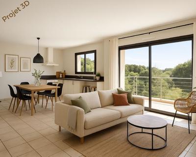 Appartement - 72 m² - 3 pièces