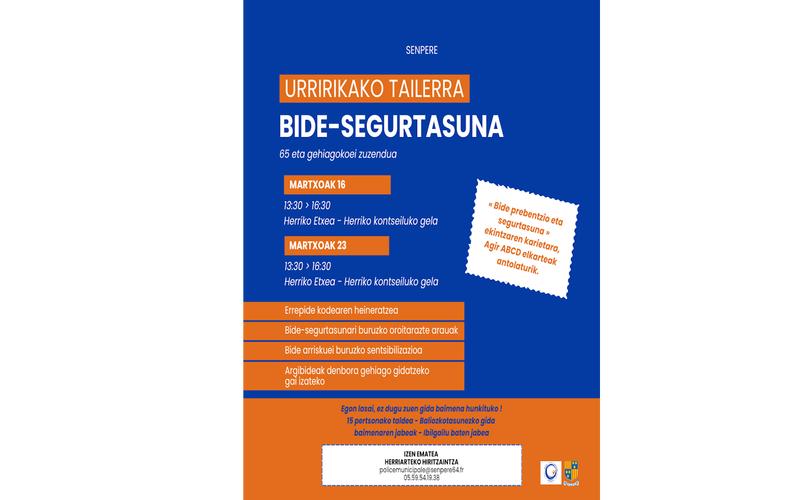 Sécurité routière seniors : Ateliers de sensibilisation