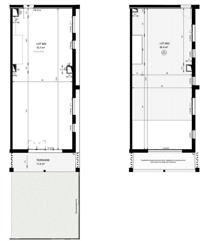 Local commercial - 128 m²