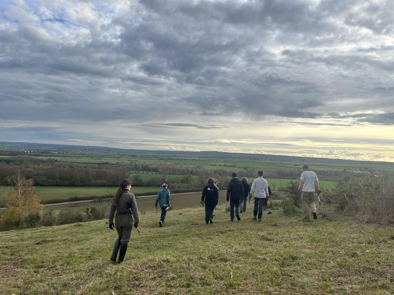 Chantier nature sur la réserve naturelle du coteau de Mesnil-Soleil