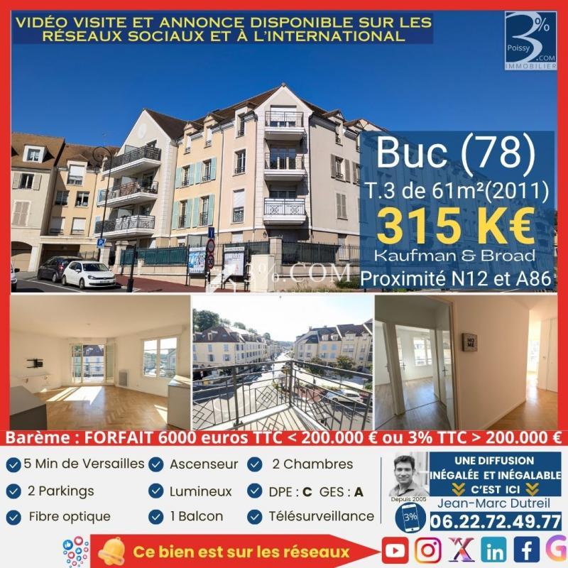 Appartement - 61 m² - 3 pièces
