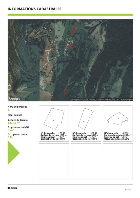 Terrain constructible - 6 233 m²