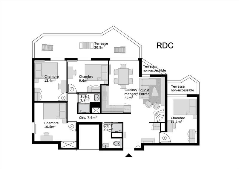 Appartement - 136 m²