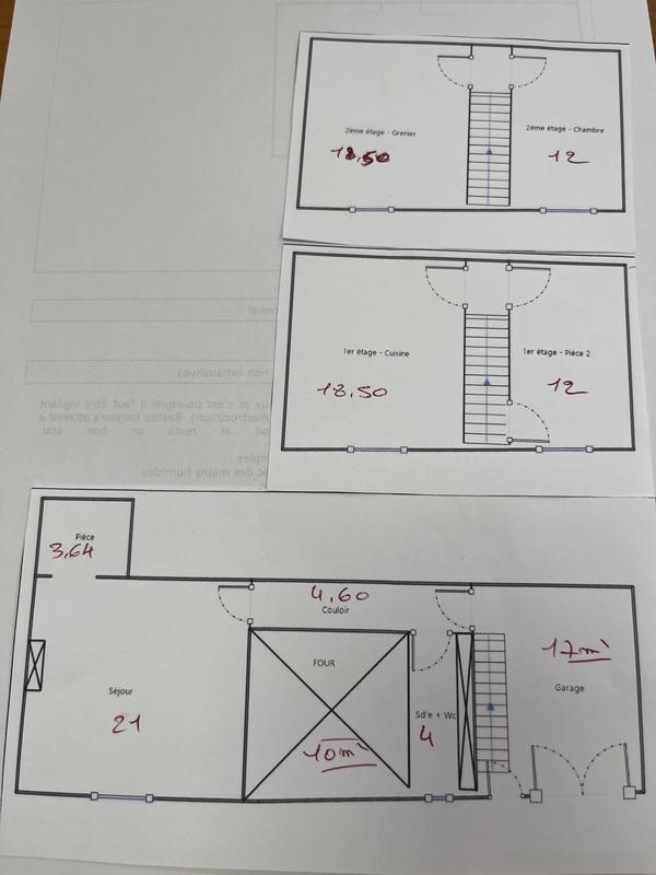 Maison ancienne - 74 m² - 4 pièces