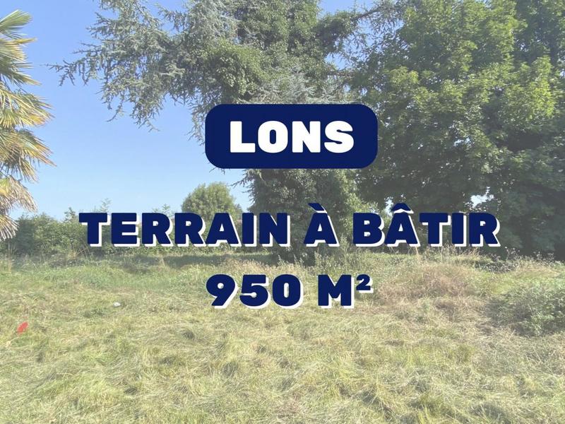 Terrain constructible - 950 m²