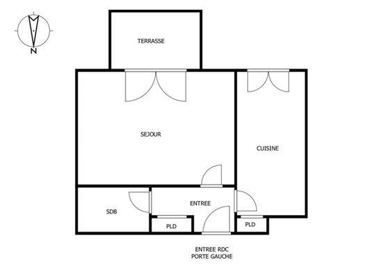 Appartement - 33 m² - 1 pièce