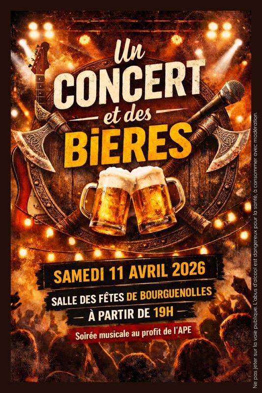 Un concert et des bières