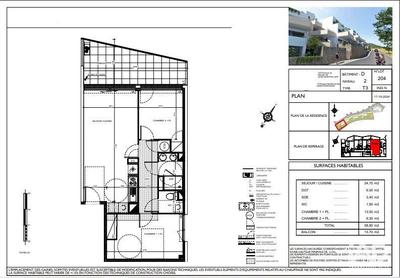 Appartement - 58 m² - 3 pièces