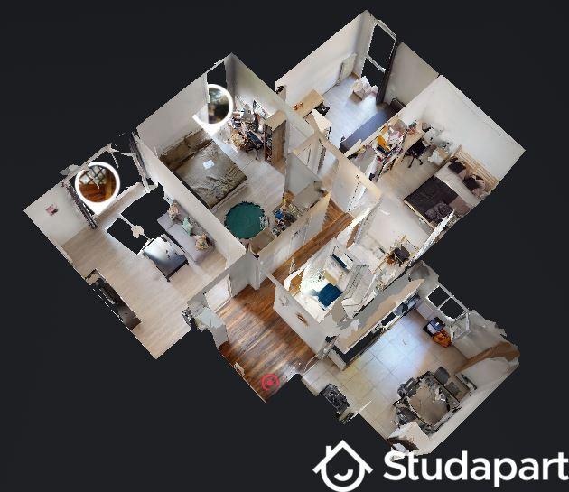 Chambre - 10 m² - 1 pièce