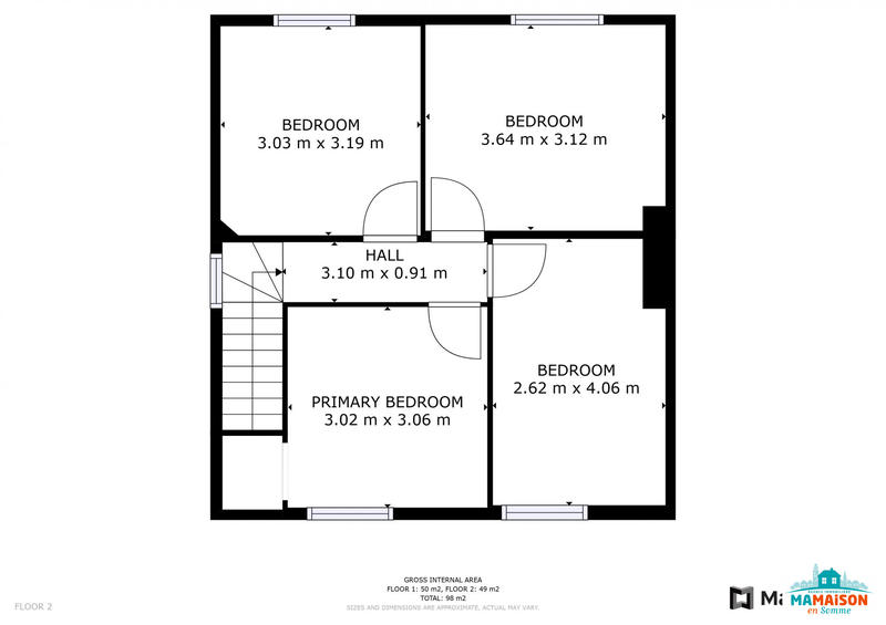 Maison - 86 m² - 6 pièces