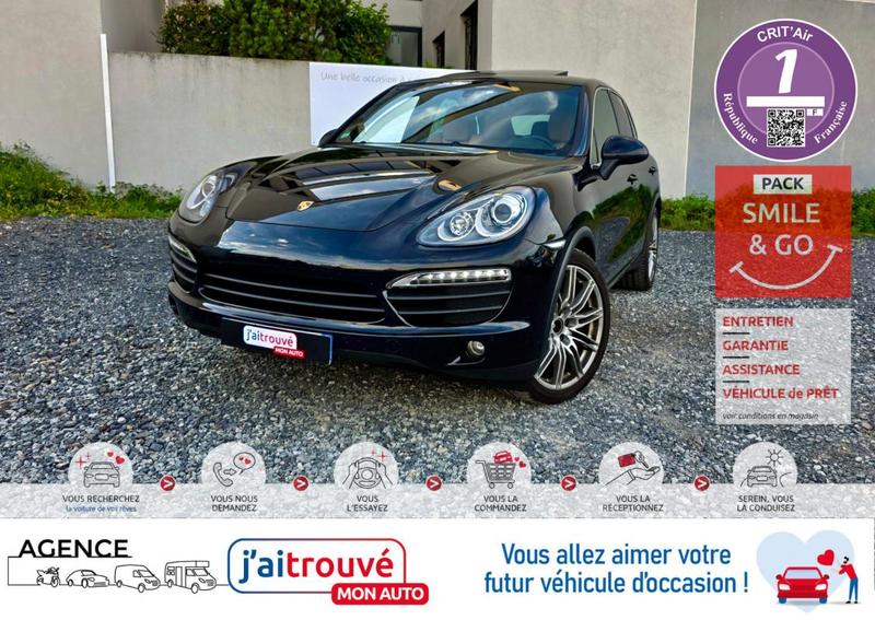 Porsche Cayenne s 4.8 V8 Tiptronic 400 cv Boîte auto / Toit Ouvrant Panoramique Audio Bose Echappement sport à clapets Suspensions pilotées Sièges chauffants Coffre électrique Historique d'entretien complet Ct Ok Dernière révision entretiens