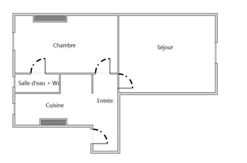 Appartement - 41 m² - 2 pièces