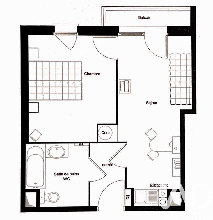 Appartement - 33 m² - 2 pièces