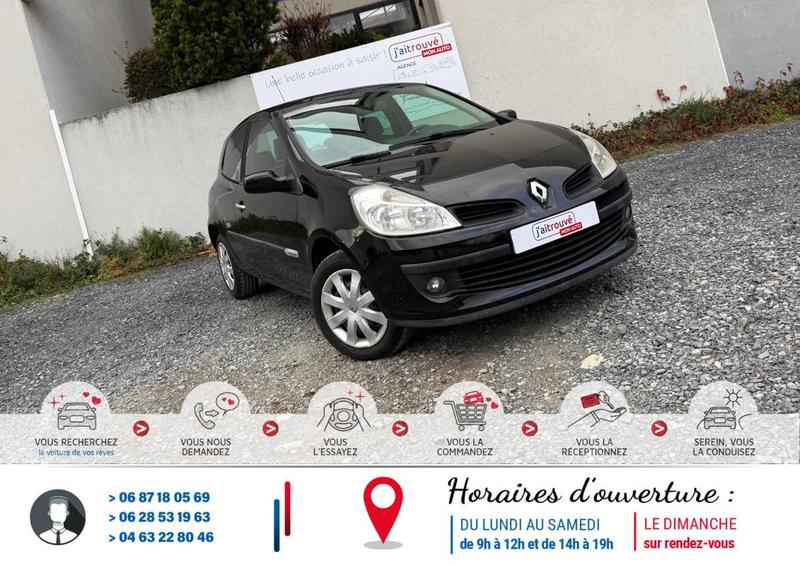 Renault Clio 1.2 16v 75cv 134000km Black Color Signé Rip Curl*Ct Révision Kit Distribution Entretien Ok*Véhicule Sous Garantie*100 Points de Contrôles*CarteGrise Moitié prix (Véhicule plus 10 ans)*Climatisation*Accoudoir*Fixation Isofix*Autoradio Cd/Mp3 (