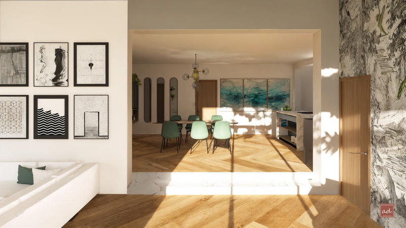 Appartement - 154 m² - 6 pièces