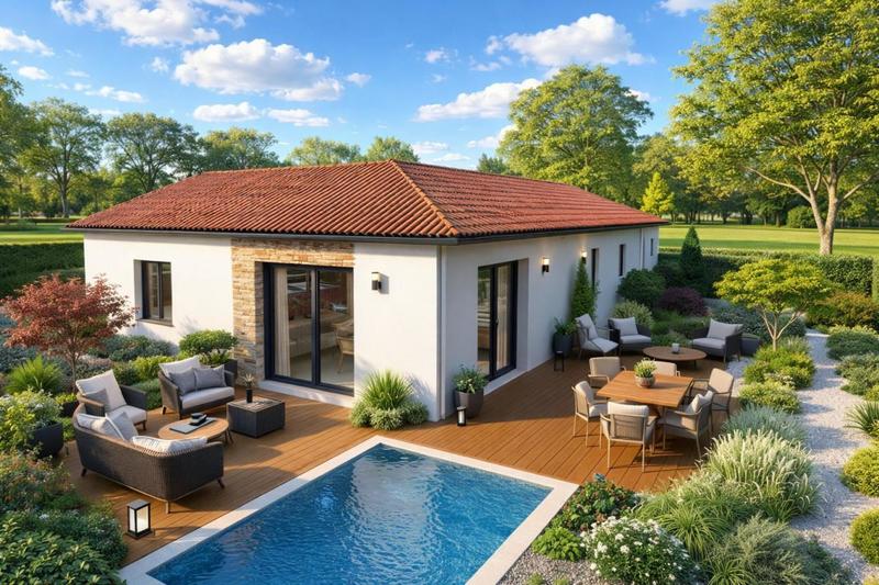 Maison - 90 m² - 4 pièces