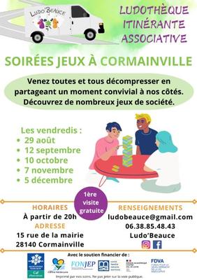 Soirées jeux de la Ludo'Beauce