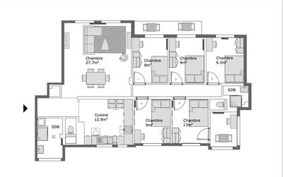 Appartement - 102 m²