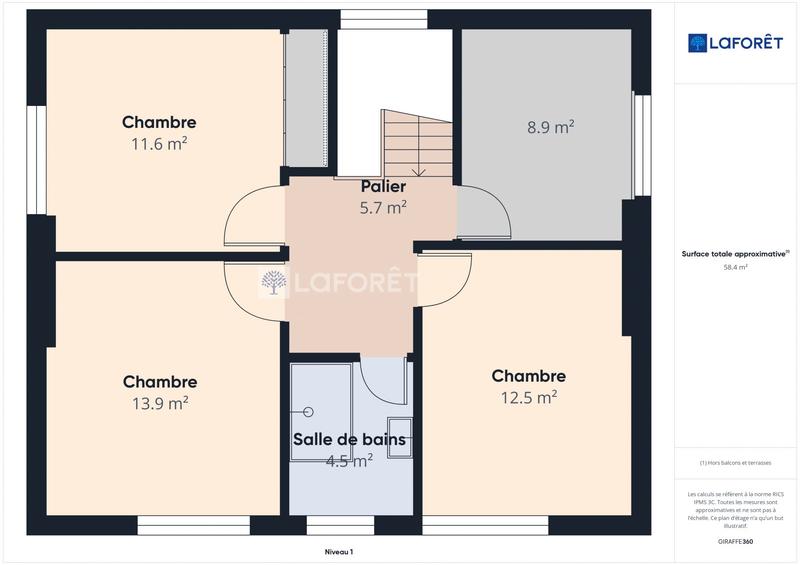 Maison - 120 m² - 7 pièces
