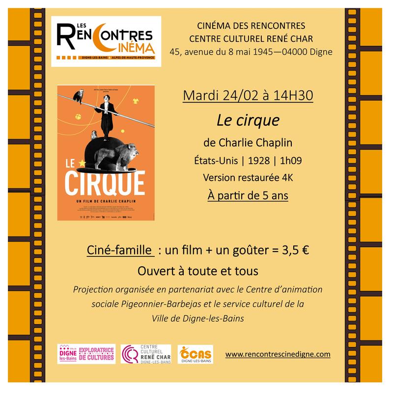 Ciné-famille : "Le cirque" de Charlie Chaplin