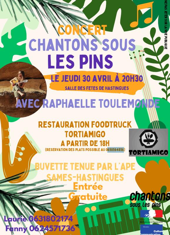 Concert - Chantons sous les pins - Raphaelle Toulemonde