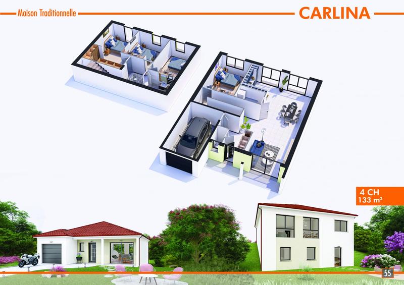 Maison - 133 m² - 6 pièces