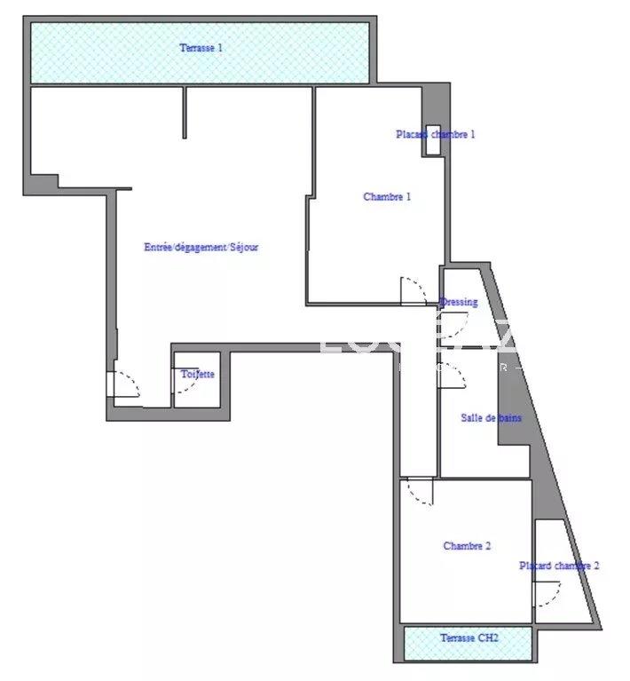 Appartement - 76 m² - 3 pièces