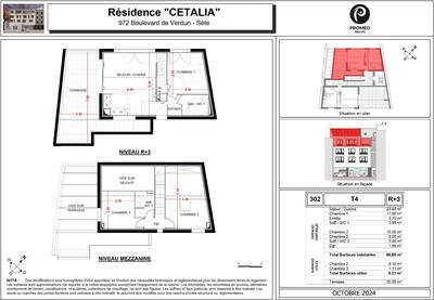 Appartement - 67 m² - 4 pièces