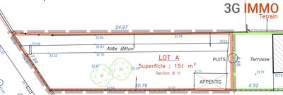 Terrain constructible - 151 m²