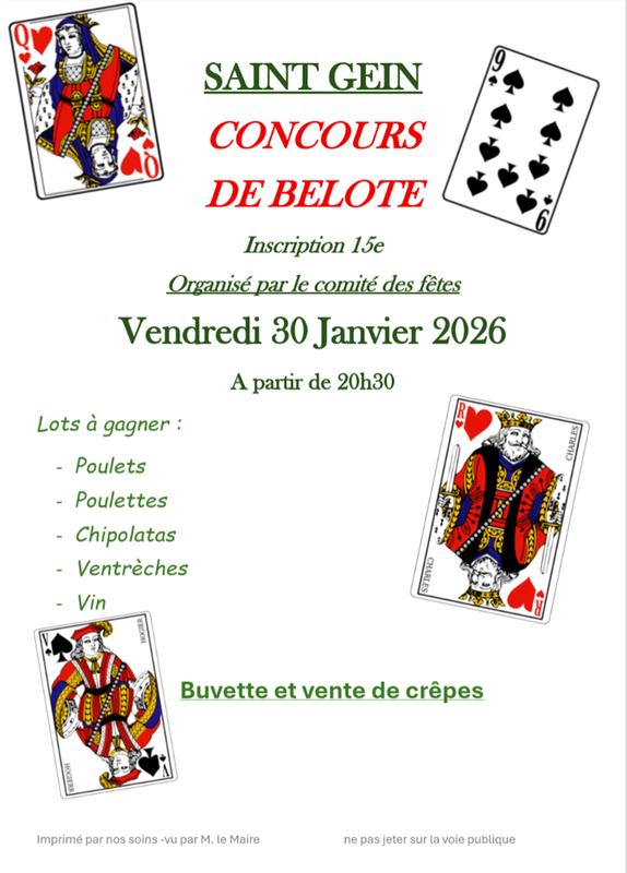 Concours de belote