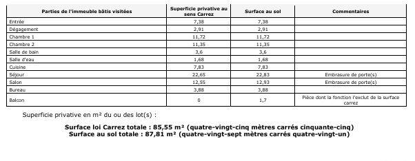 Appartement - 86 m² - 4 pièces