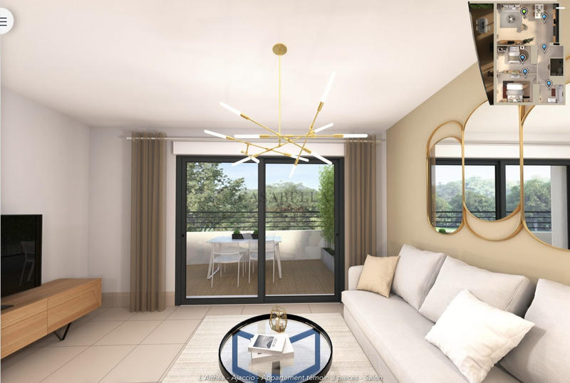 Appartement - 73 m² - 3 pièces