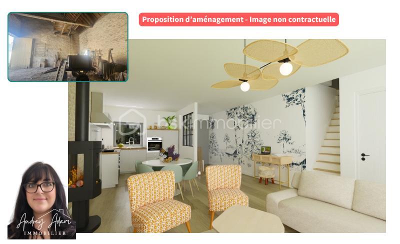 Grange - 60 m² - 1 pièce