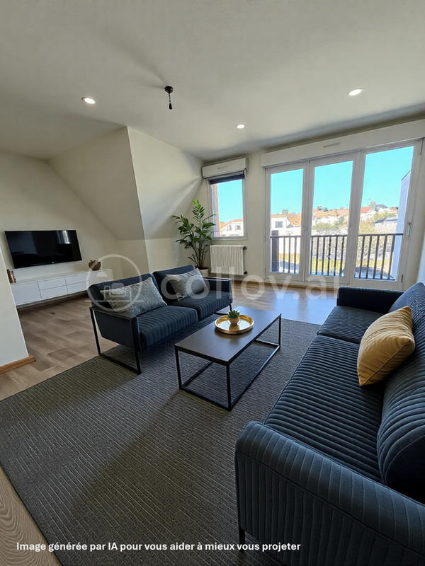 Appartement - 55 m² - 2 pièces