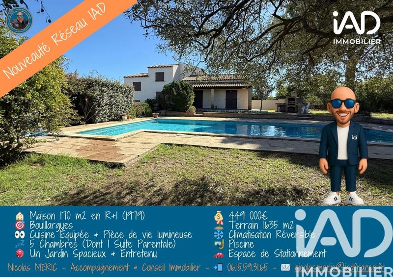 Maison - 170 m² - 7 pièces