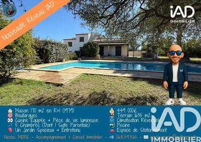 Maison - 170 m² - 7 pièces