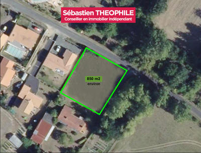 Terrain constructible - 882 m²