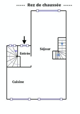 Maison - 58 m² - 3 pièces