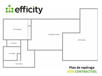 Appartement - 50 m² - 3 pièces