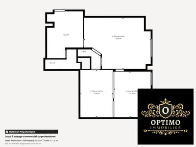 Local d'activités - 80 m² - 4 pièces