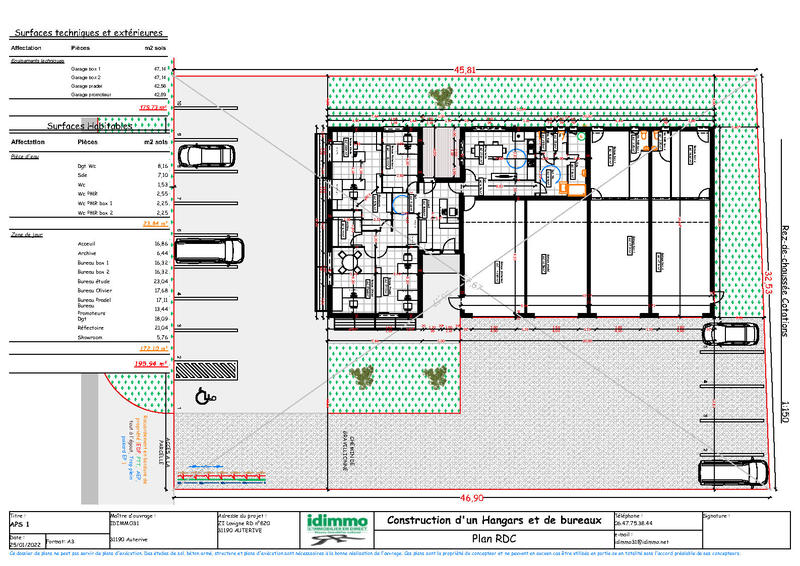 Local d'activités - 375 m²