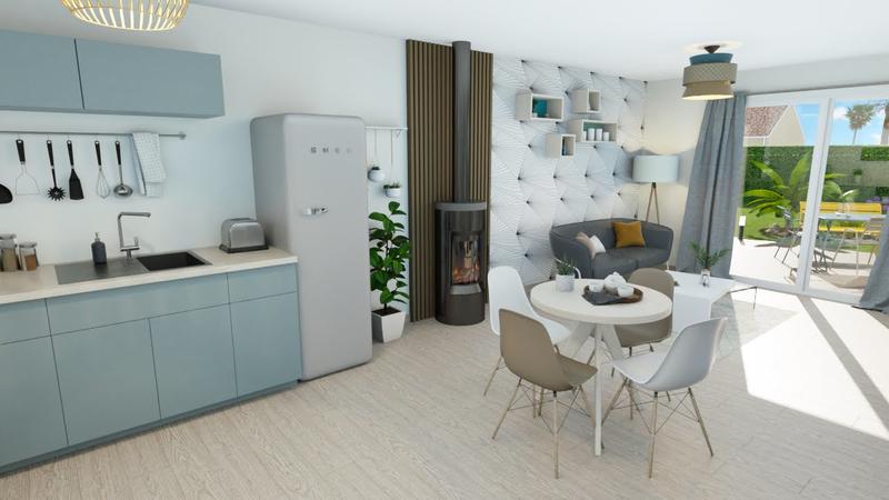 Maison - 55 m² - 3 pièces