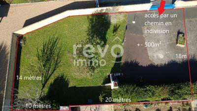 Terrain constructible - 495 m²