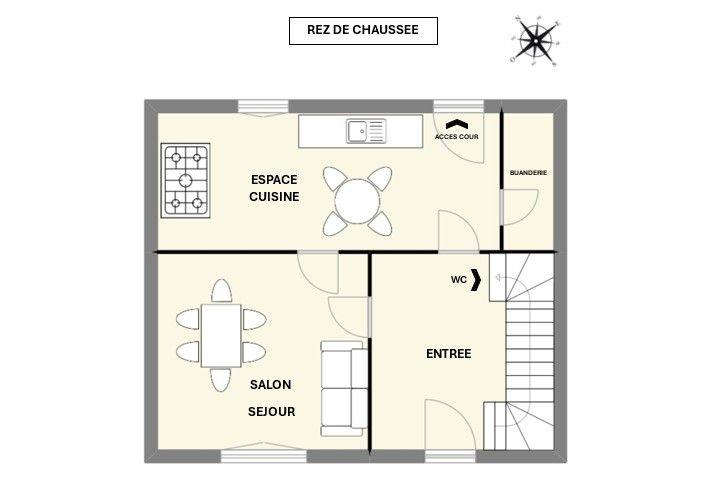 Maison - 120 m² - 5 pièces