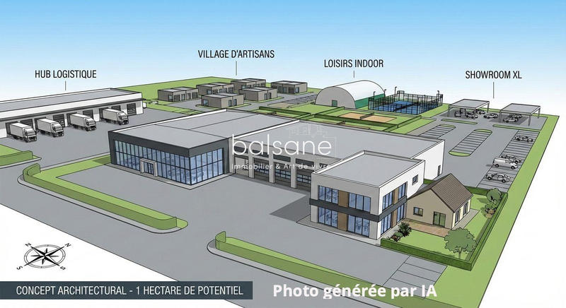 Local d'activités - 1 980 m²